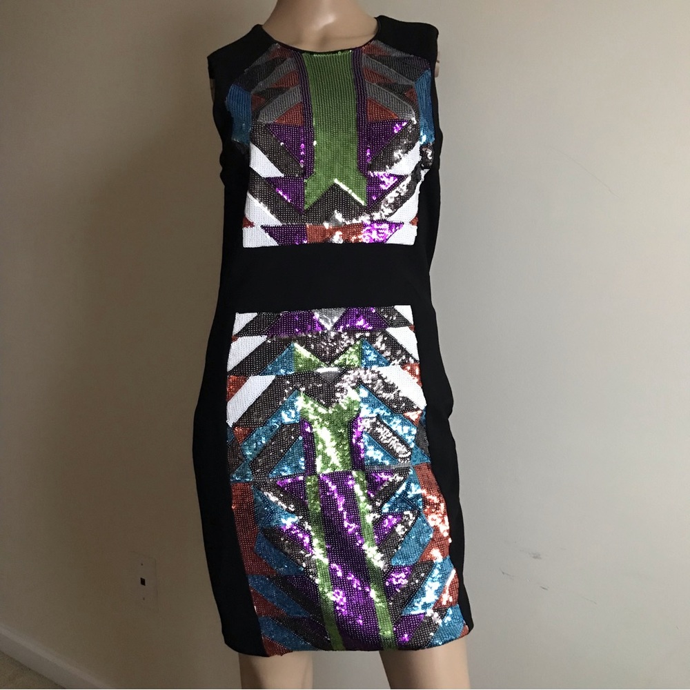 Bebe Sequins Women Dress